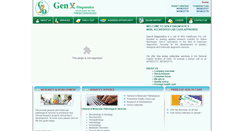 Desktop Screenshot of genxdiagnostics.com