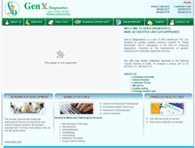 Tablet Screenshot of genxdiagnostics.com